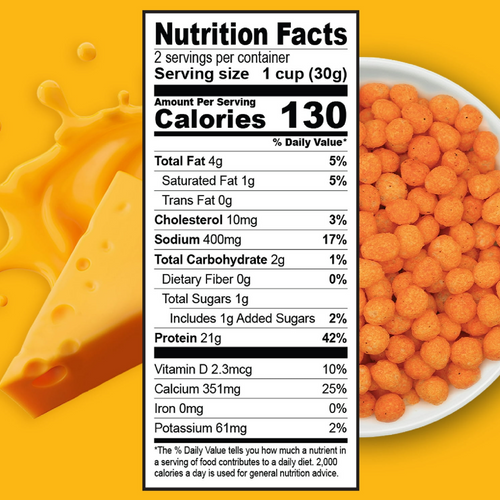Twin Peaks Nacho Cheese Protein Puffs